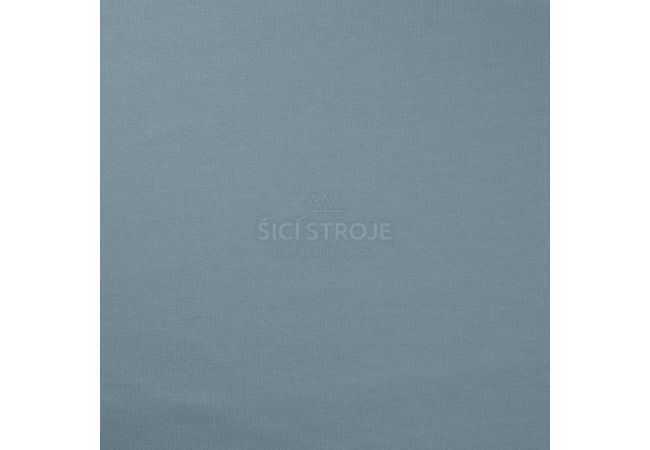 French terry počesaná - dusty blue
