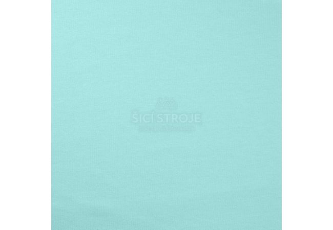 French terry počesaná - aqua