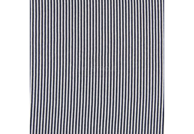 1/1 Rib Stripe - Navy/White 3 mm