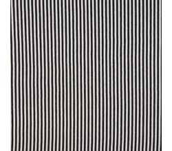 1/1 Rib Stripe - Black/White 3 mm