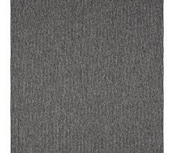 1/1 Rib Stripe - Black/White 2 mm