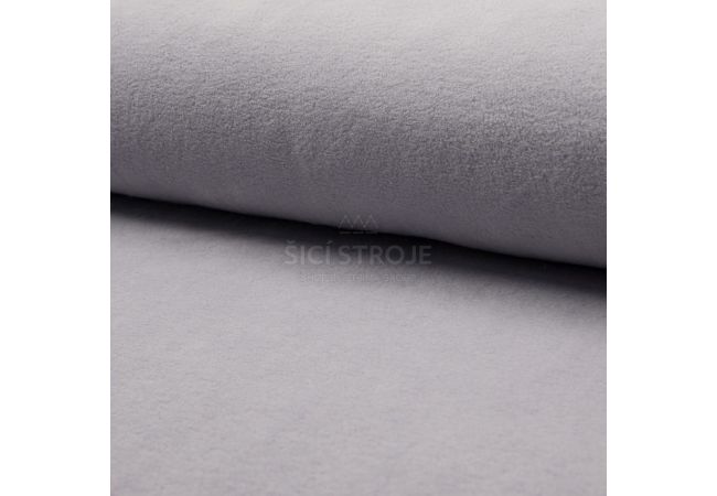 Cotton Fleece - Silver Grey
