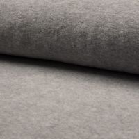 Cotton Fleece - Light Grey Melange