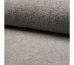 Cotton Fleece - Light Grey Melange