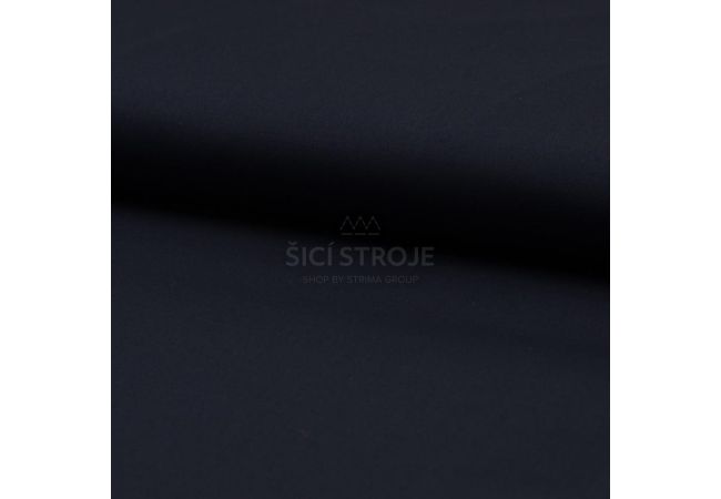 Cotton Poplin Stretch - Navy