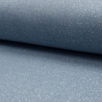 Sparkling Rib Cuff - Dusty Blue Silver