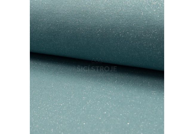 Sparkling Rib Cuff - Dusty Mint Silver