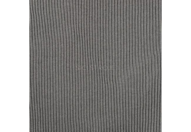 Heavy Rib Cuff - Mid Grey Melange