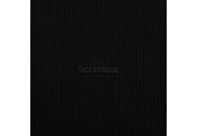 Heavy Rib Cuff - Black