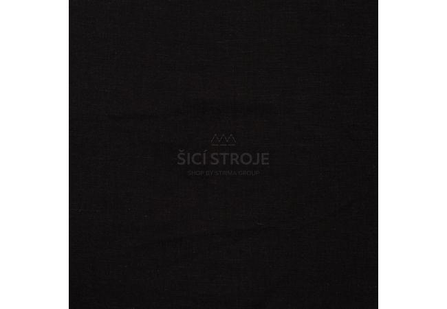 100% Linen Emilio - Black