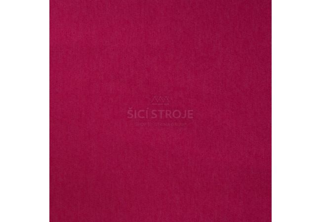 Cotton Poly Denim - Fuchsia
