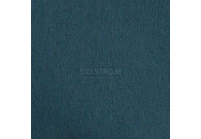 100% Merino Wool Jersey - Petrol Melange