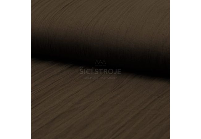 Poplin Longcrease - Dark Brown