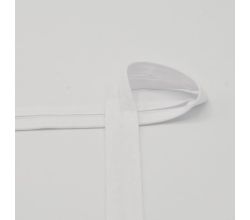 Bias Tape Jersey, 20 mm - biela