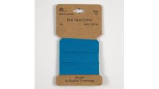 Bavlnený šikmý prúžok, 20 mm, 3 m - tyrkysová