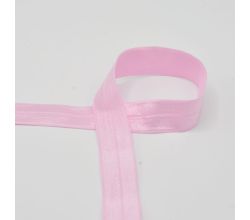 Lemovací elastický prúžok, 20 mm - baby ružová