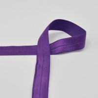 Lemovací elastický prúžok, 20 mm - fialová