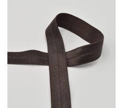 Lemovací elastický prúžok, 20 mm - hnedá