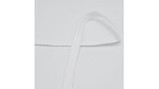 Pruženka lemovacia ozdobná, 20 mm - biela