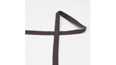 Pruženka lemovacia ozdobná, 20 mm - tmavo hnedá