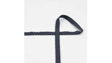 Pruženka lemovacia ozdobná, 20 mm - antracitová