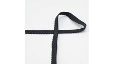 Pruženka lemovacia ozdobná, 20 mm - čierna