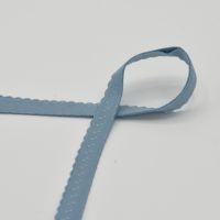 Pruženka lemovacia ozdobná, 20 mm - denim