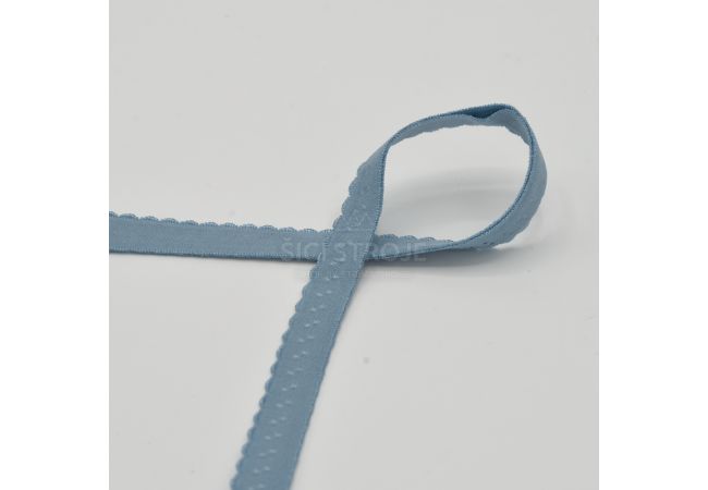 Pruženka lemovacia ozdobná, 20 mm - denim