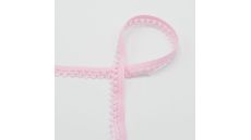 Pruženka čipková, 13 mm - svetlo ružová