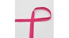 Pruženka čipková, 12 mm - fuchsiová