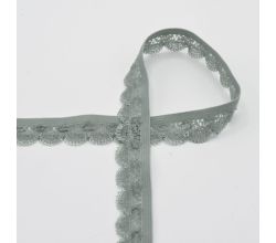 Pruženka čipková, 20 mm - mätová