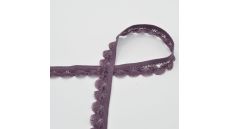 Pruženka čipková, 20 mm - fialová