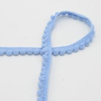 Prámik s brmbolcami, 4 mm - baby modrá
