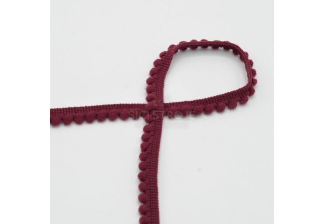 Prámik s brmbolcami, 4 mm - vínová