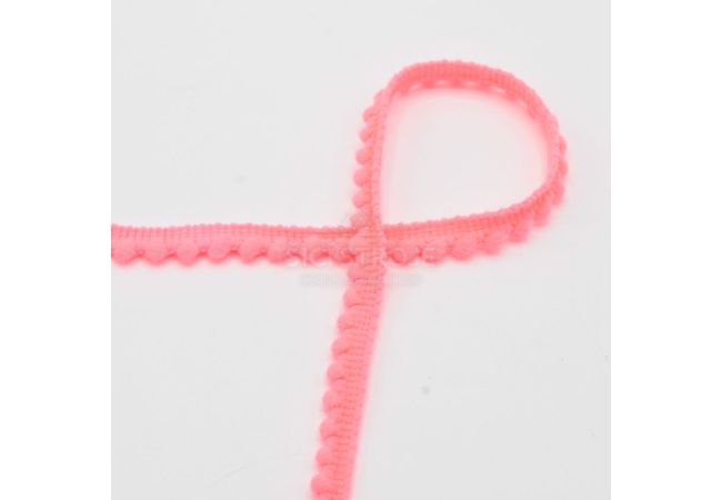 Prámik s brmbolcami, 4 mm - neónovo ružová
