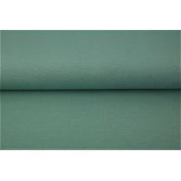 Jednofarebný bavlnený úplet s elastanom - tmavo mätová