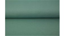 Jednofarebný bavlnený úplet s elastanom - tmavo mätová