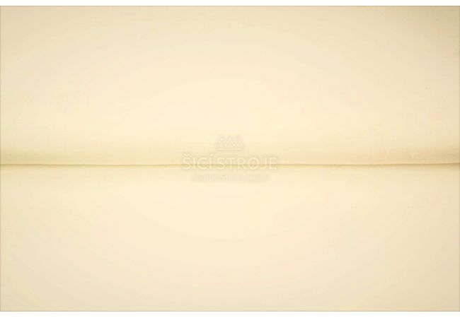 Úplet French Terry počesaný - krémová