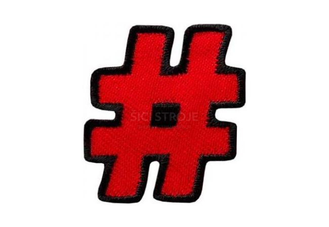 Nažehlovačka hashtag Monoquick