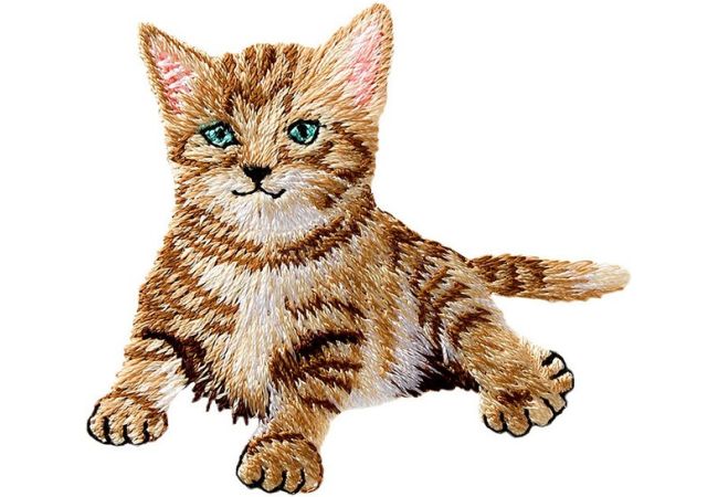 Nažehlovačka Mourovatá mačička 6 x 5,5 cm Monoquick