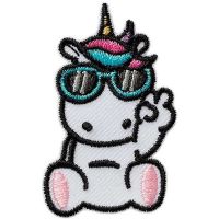 Nažehlovačka Jednorožec s okuliarmi 2,9 x 4,8 cm Monoquick