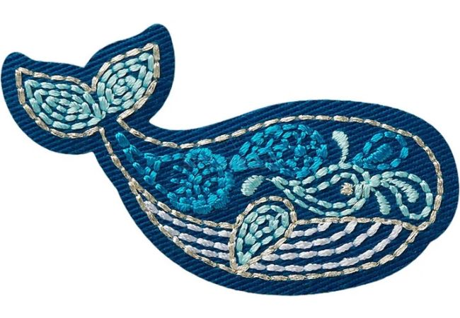 Nažehľovačka veľryba 7 x 3,5 cm Monoquick