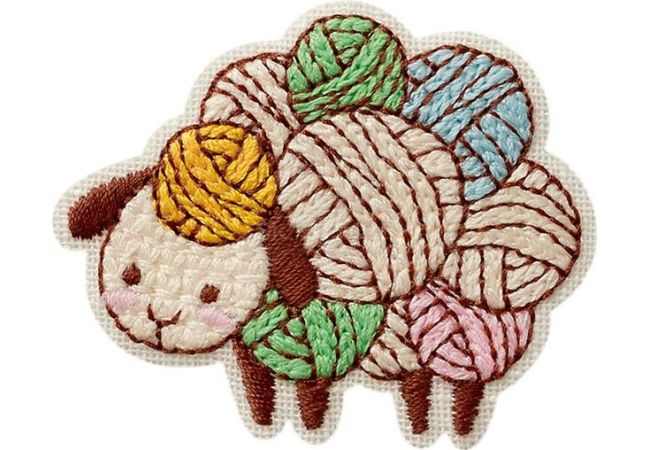 Nažehlovačka ovečka s klbkami Monoquick