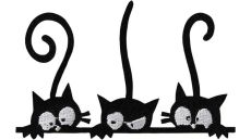 Nažehľovačka mačky 9 x 5,8 cm Monoquick