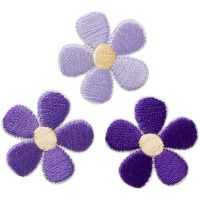 Nažehlovačka Fialové kvety 2,6 x 2,6 cm Monoquick