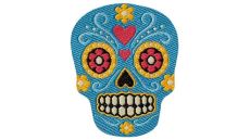 Nažehlovačka Lebka Los Muertos 3,6 x 3 cm Monoquick