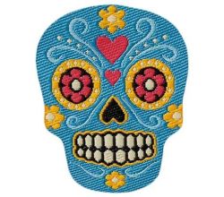 Nažehlovačka Lebka Los Muertos 3,6 x 3 cm Monoquick
