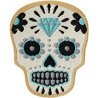 Nažehľovačka lebka Día de Muertos Monoquick