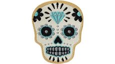 Nažehľovačka lebka Día de Muertos Monoquick