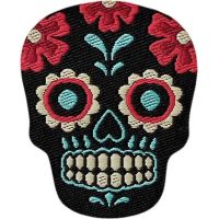 Nažehľovačka lebka Día de Muertos Monoquick